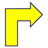 Rally sign right turn
